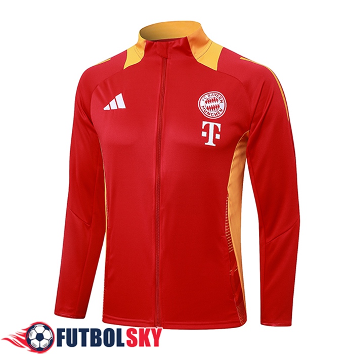 Chaquetas Futbol Bayern Munich Rojo/Naranja 2024/2025 -02