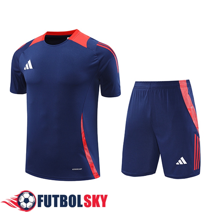 Camiseta Entrenamiento Adidas Azul/Rojo 2024/2025