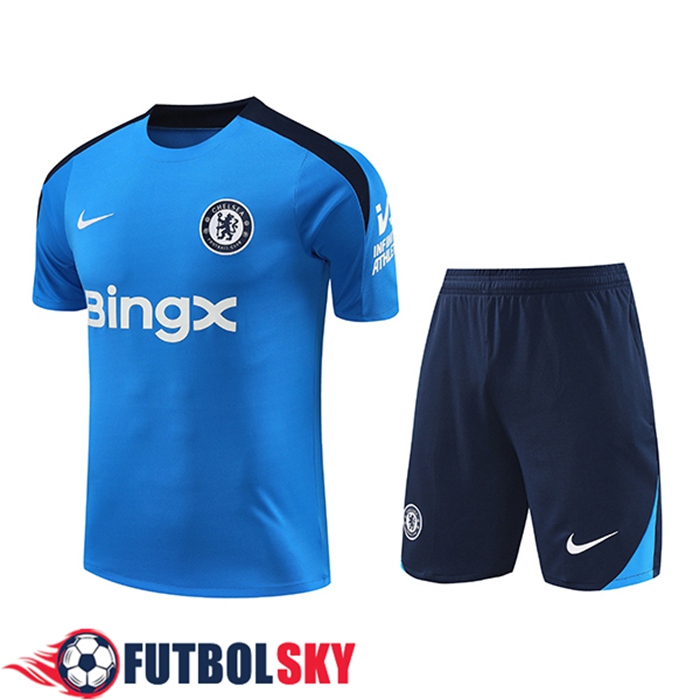 Camiseta Entrenamiento FC Chelsea Azul 2024/2025 -02