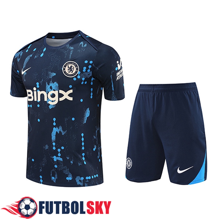 Camiseta Entrenamiento FC Chelsea Azul Oscuro 2024/2025