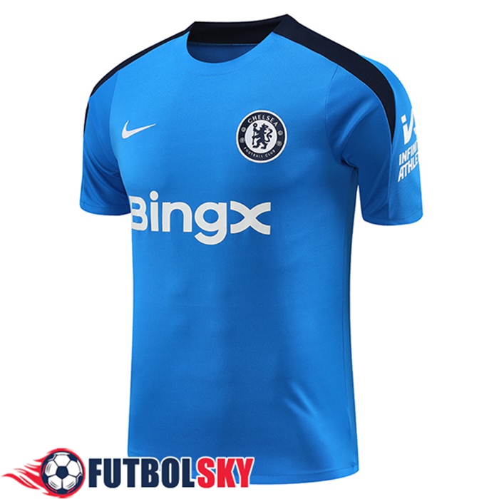 Camiseta Entrenamiento FC Chelsea Azul 2024/2025 -02