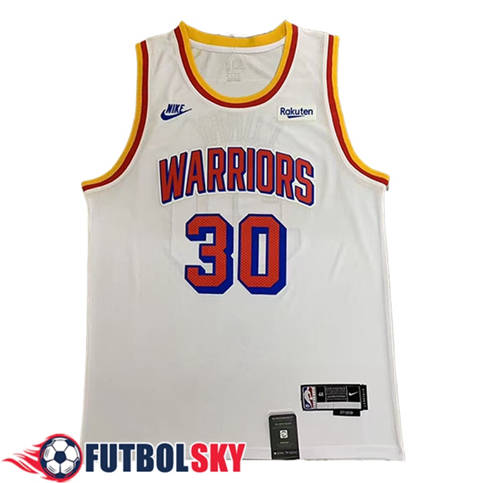 Camisetas Golden State Warriors (CURRY #30) 2024/25 Blanco/Rojo