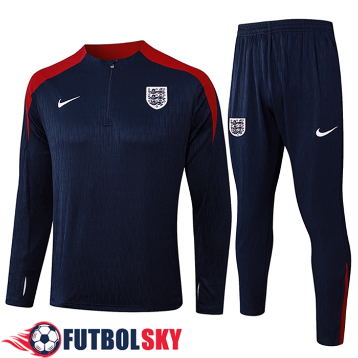 Chandal Equipos De Futbol Inglaterra Azul/Rojo 2024/2025 -02