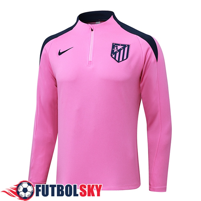Sudadera De Entrenamiento Atletico Madrid Rosa/Azul 2024/2025
