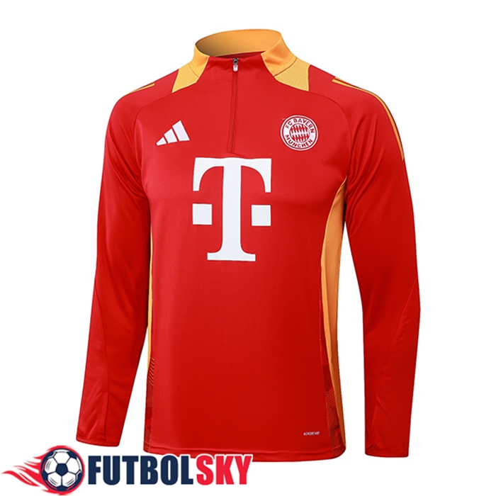 Sudadera De Entrenamiento Bayern Munich Rojo/Naranja 2024/2025
