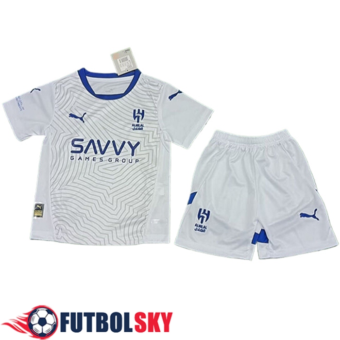 Camisetas De Futbol Al-Hilal Ninos Segunda 2024/2025