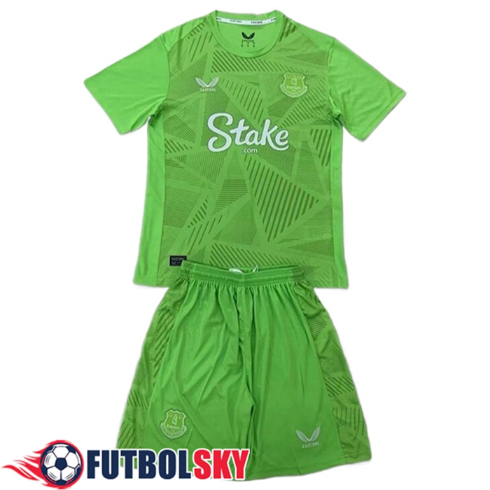 Camisetas De Futbol Everton Ninos Portero Verde 2024/2025
