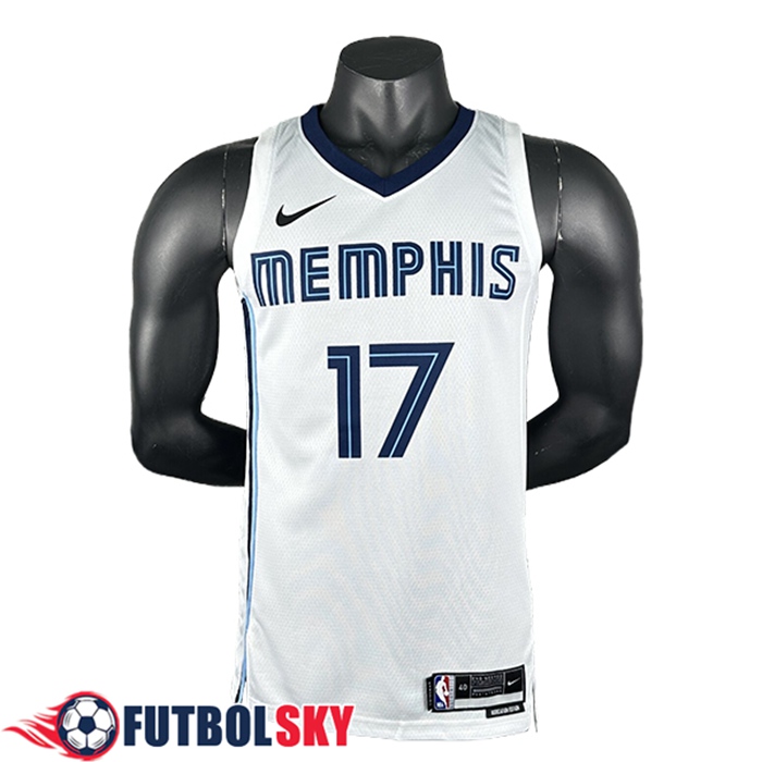 Camisetas Memphis Grizzlies (KAWAMURA #17) 2024/25 Blanco/Azul