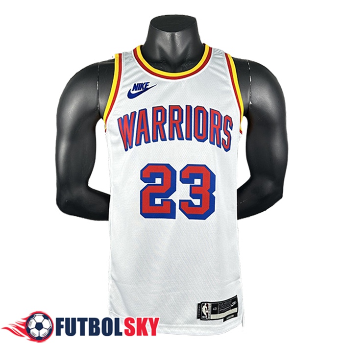 Camisetas Golden State Warriors (GREEN #23) 2024/25 Blanco/Rojo