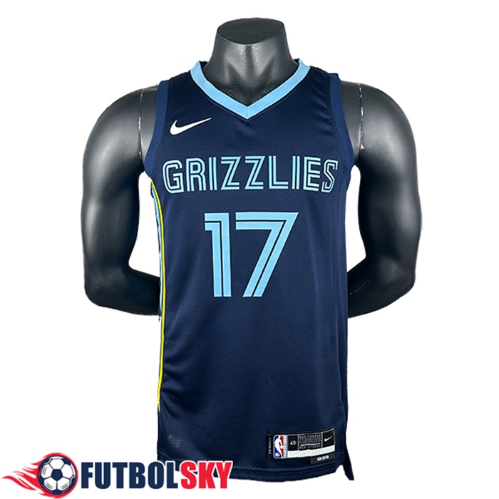 Camisetas Memphis Grizzlies (KAWAMURA #17) 2024/25 Azul Oscuro