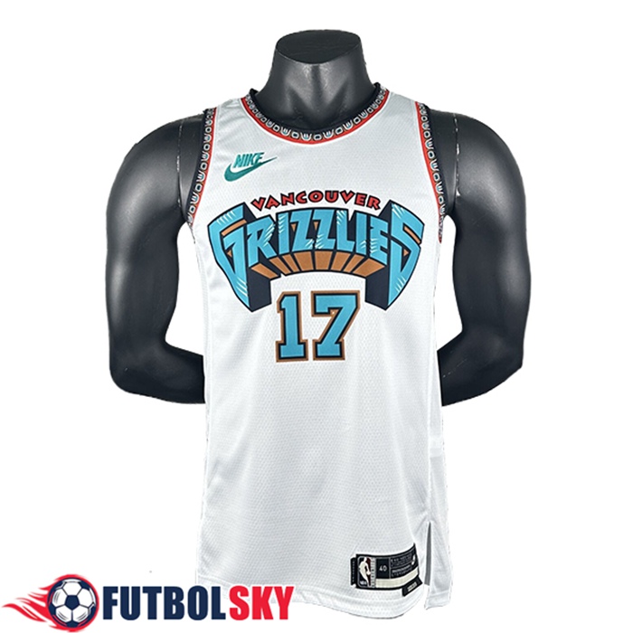 Camisetas Memphis Grizzlies (KAWAMURA #17) 2024/25 Blanco/Verde