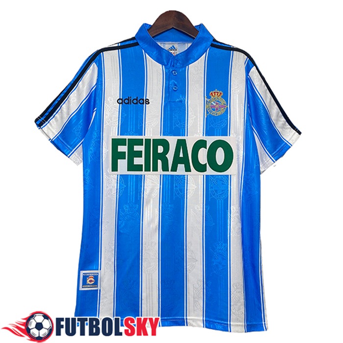Camisetas De Futbol Deportivo La Coruna Retro Primera 1997/1998