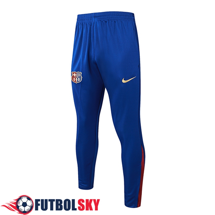 Pantalon Entrenamiento FC Barcelona Azul/Rojo 2024/2025