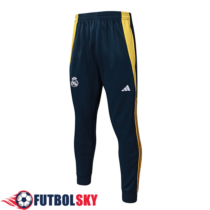 Pantalon Entrenamiento Real Madrid Azul/Amarillo 2024/2025 -05
