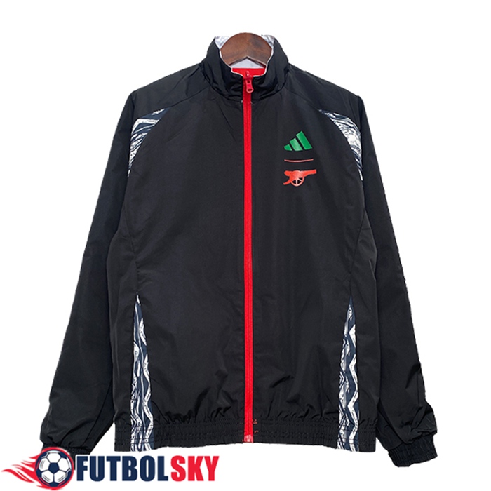 Rompevientos Arsenal Negro 2024/2025 -02