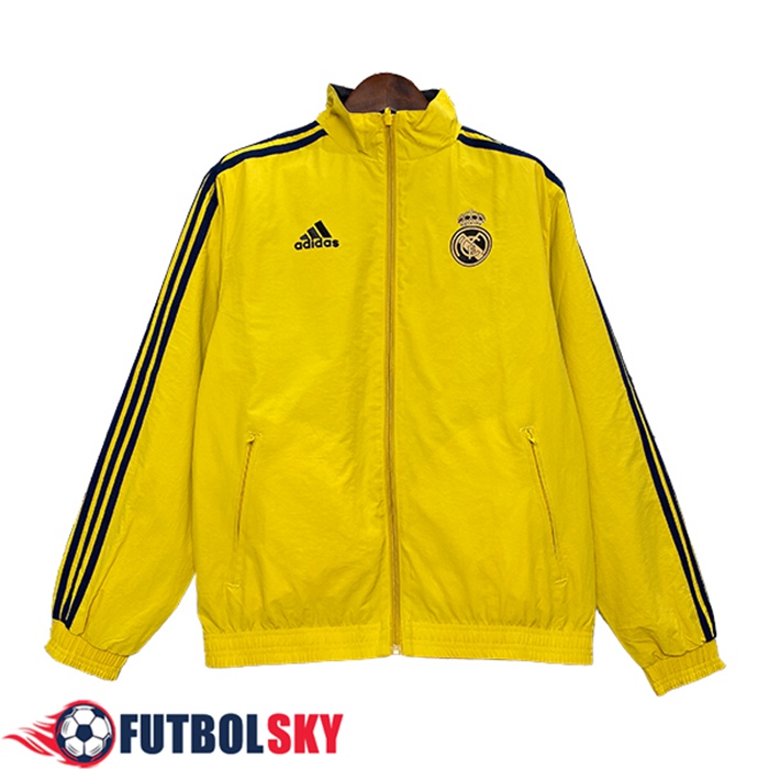 Rompevientos Real Madrid Amarillo/Negro 2024/2025