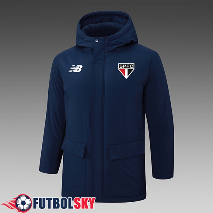 Chandal Plumas Con Capucha Sao Paulo FC azul real 2024/2025