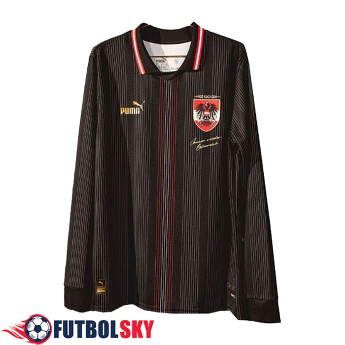 Nueva Camiseta Equipo Nacional Austria Manga Largas 50th Anniversary 2024/2025