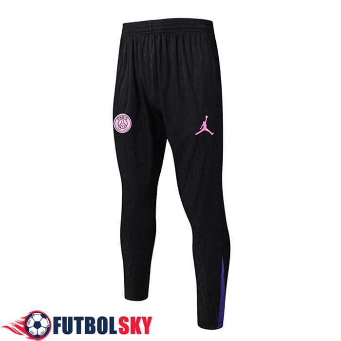 Pantalon Entrenamiento PSG Negro/Violeta 2024/2025 -02