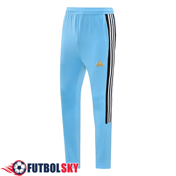 Pantalon Entrenamiento Adidas Azul/Blanco/Negro 2024/2025