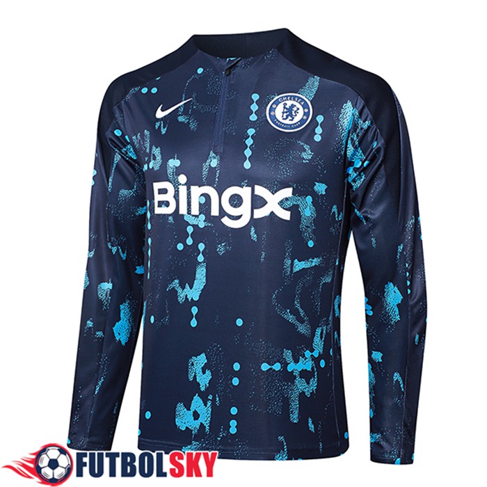 Sudadera De Entrenamiento FC Chelsea Azul Oscuro 2024/2025
