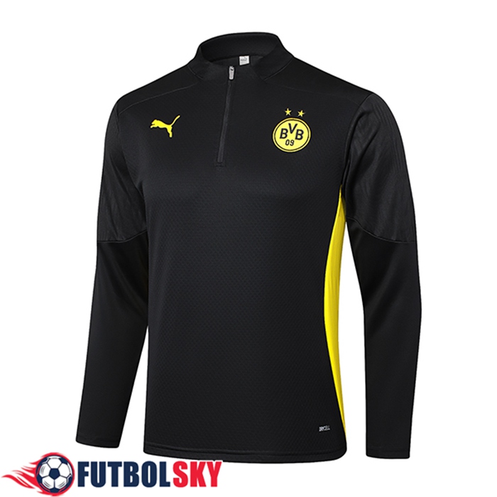 Sudadera De Entrenamiento Dortmund Negro/Amarillo 2024/2025