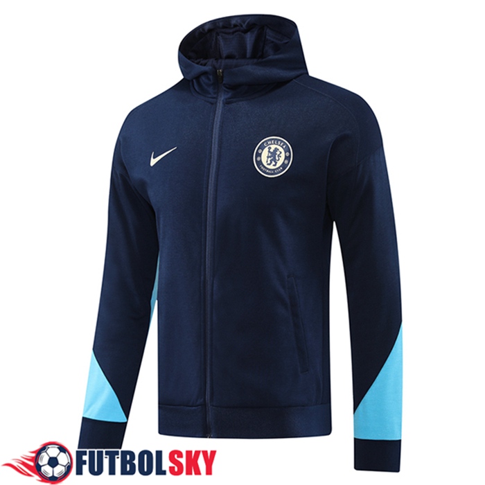 Chaqueta Con Capucha FC Chelsea azul real 2024/2025
