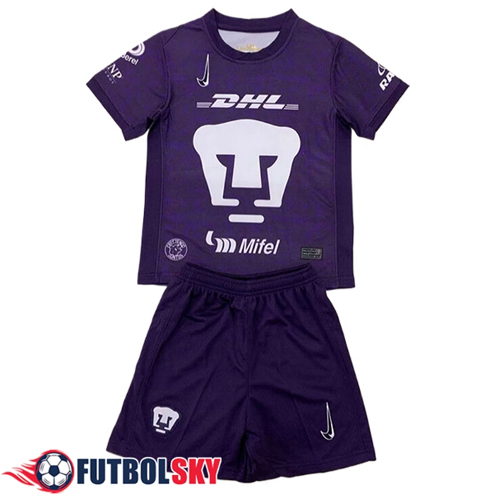 Camisetas De Futbol Pumas UNAM Ninos Tercera 2024/2025