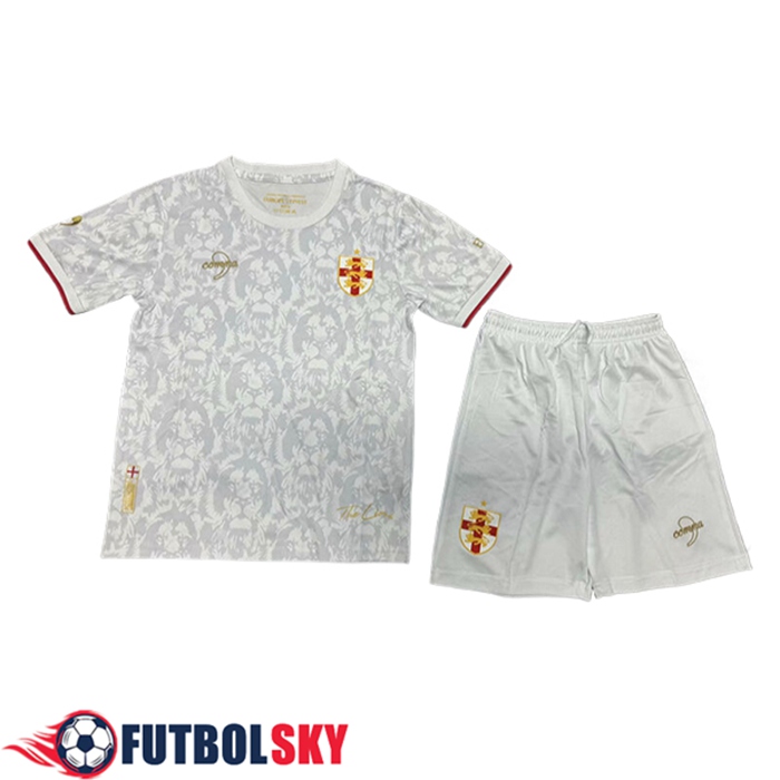 Camisetas De Futbol Inglaterra Ninos Special Version Blanco 2024/2025