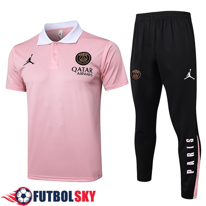 Camiseta Polo PSG Rosa 2025/2026