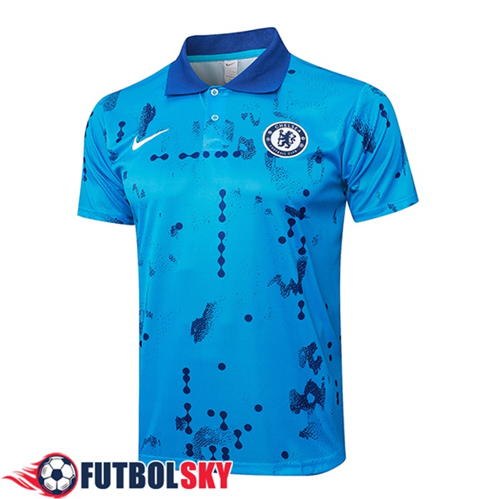 Camiseta Polo FC Chelsea Azul 2024/2025 -02