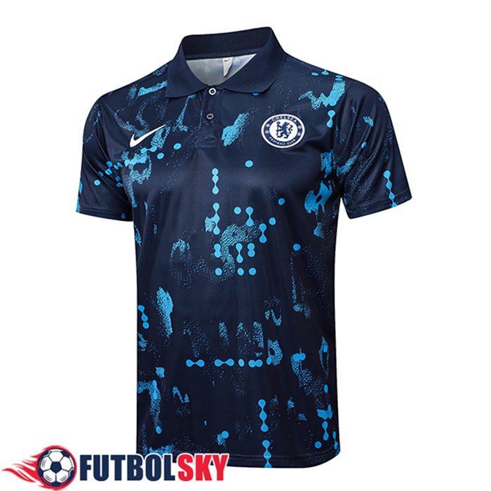 Camiseta Polo FC Chelsea Azul Oscuro 2024/2025
