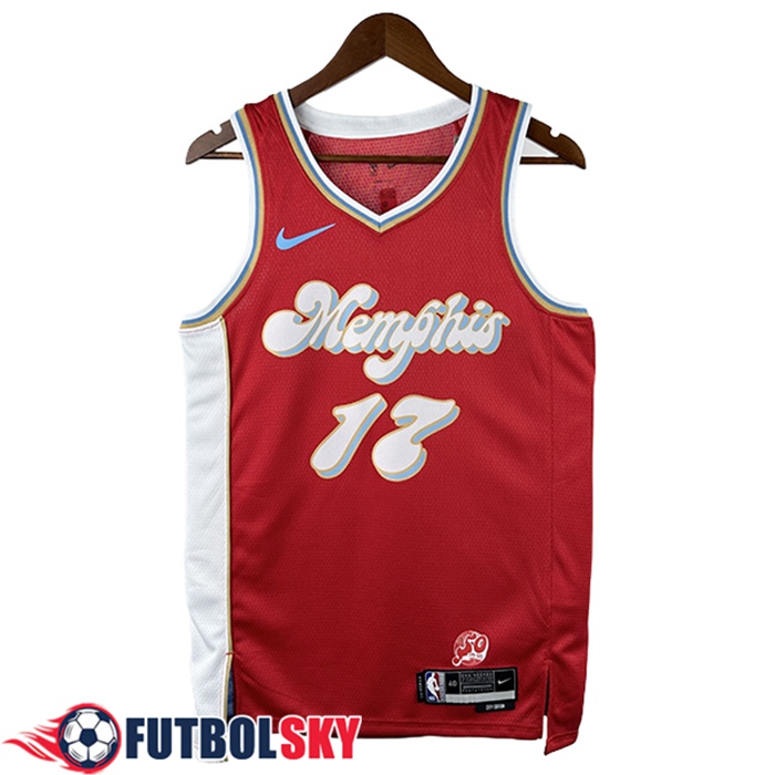 Camisetas NBA Memphis Grizzlies (KAWAMURA #17) 2024/25 Rojo/Azul