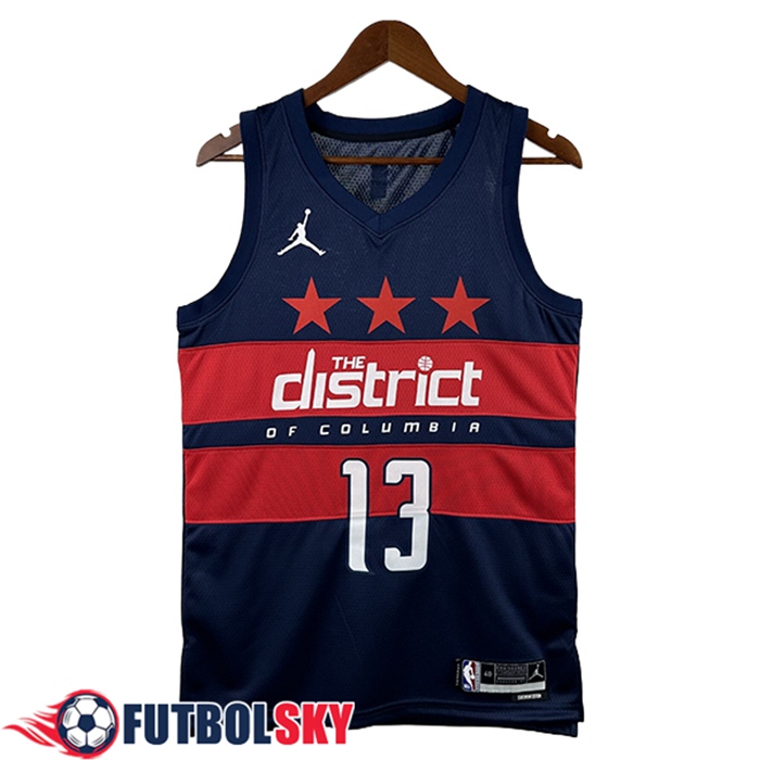 Camisetas NBA Washington Wizards (POOLE #13) 2024/25 Azul/Rojo