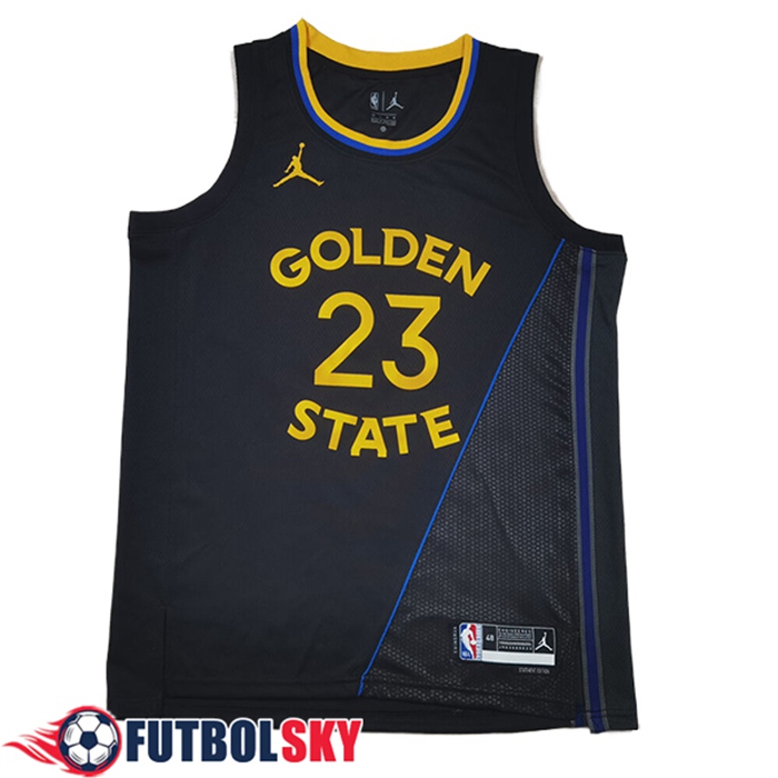 Camisetas Golden State Warriors (GREEN #23) 2025/26 Negro/Gris/Amarillo