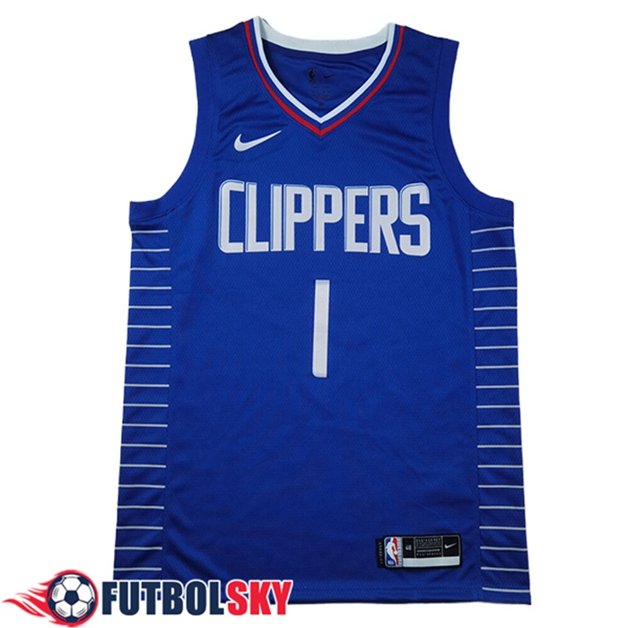 Camisetas Los Angeles Clippers (HARDEN #1) 2025/26 Azul/Blanco