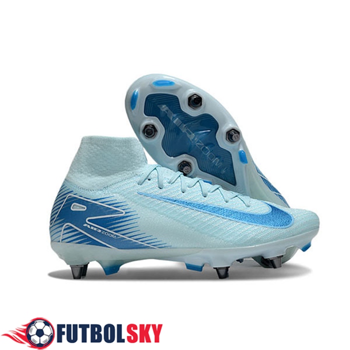 Nike Botas De Fútbol Air Zoom Mercurial Superfly IIX Elite SG Azul