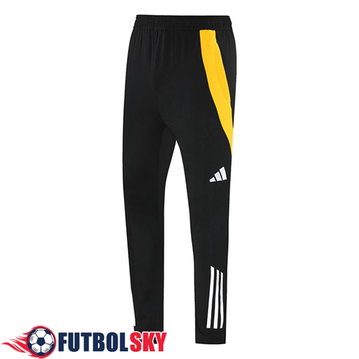 Pantalon Entrenamiento Adidas Negro/Amarillo 2024/2025 -02