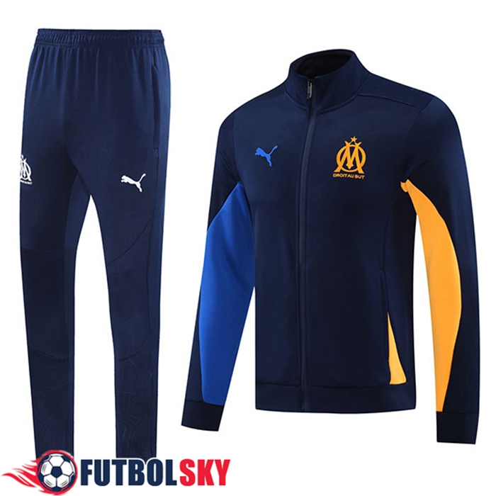 Chandal Equipos De Futbol Chaquetas Marsella Azul marino 2024/2025