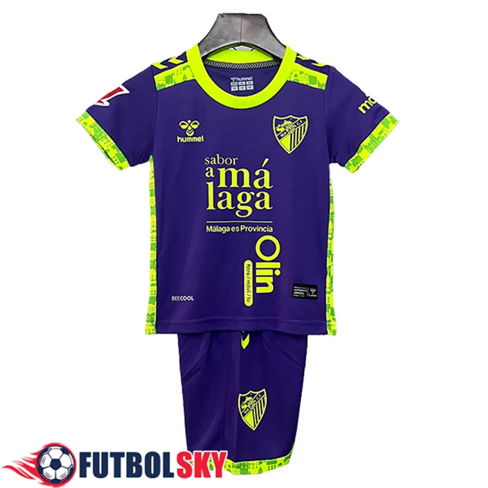 Camisetas De Futbol Malaga Ninos Segunda 2024/2025