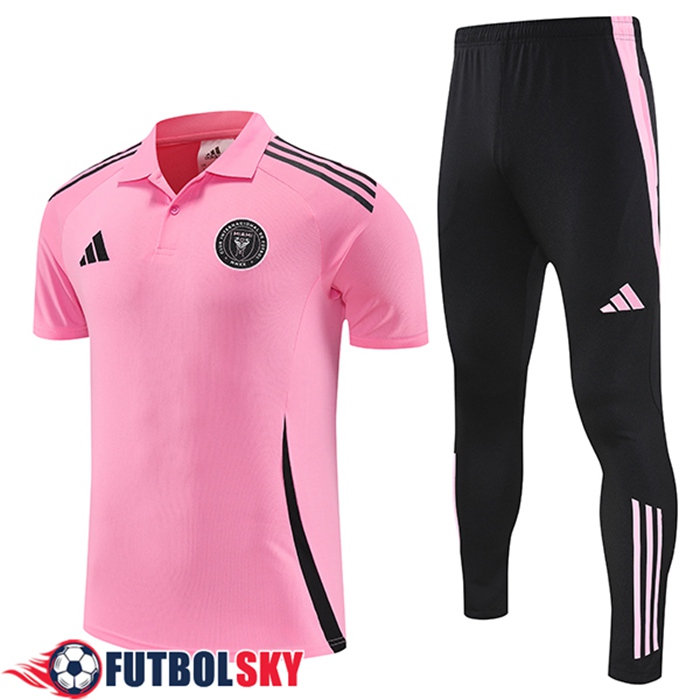 Camiseta Polo Inter Miami CF Rosa/Negro 2025/2026