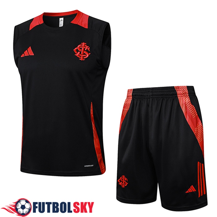 Camiseta Entrenamiento sin mangas Internacional Negro/Rojo 2025/2026