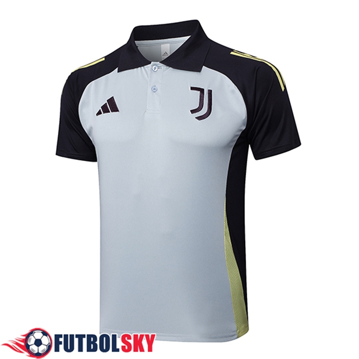 Camiseta Polo Juventus Gris/Negro 2025/2026