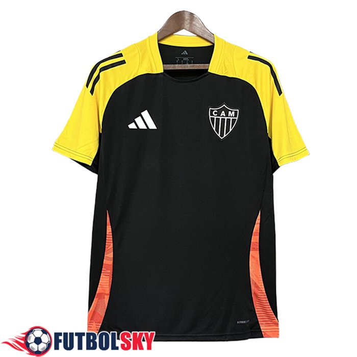 Camiseta Entrenamiento Atletico Mineiro Negro/Amarillo/Naranja 2025/2026