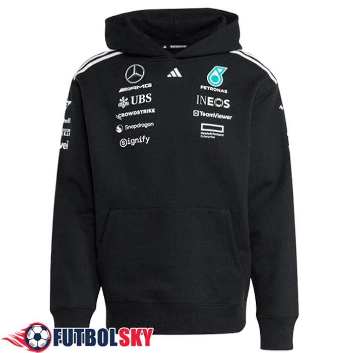 Sudadera Capucha RedBull Racing F1 Team Negro 2025