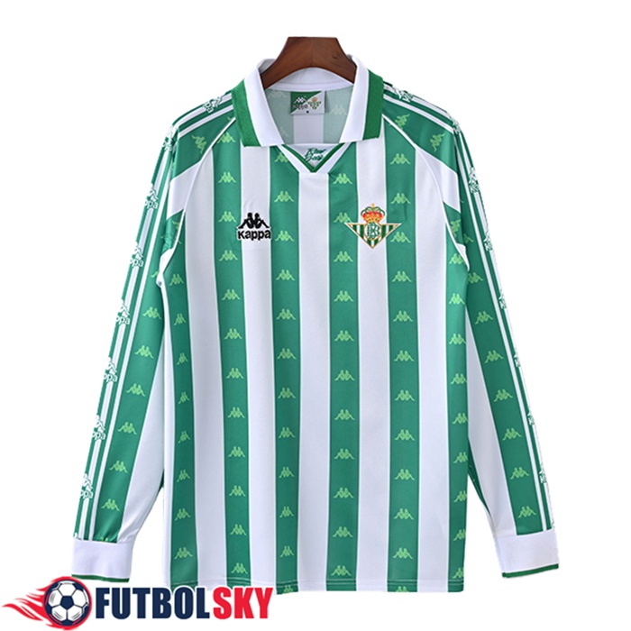 Camisetas De Futbol Real Betis Retro Primera Manga Largas 1991/1993