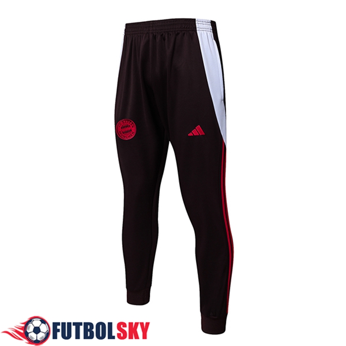 Pantalon Entrenamiento Bayern Munich Marrón/Blanco 2025/2026