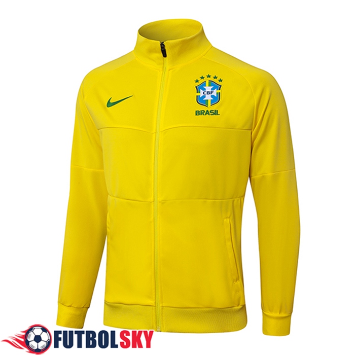 Chaquetas Futbol Brasil Amarillo 2025/2026