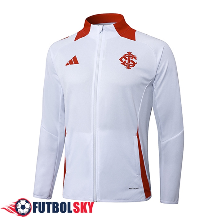 Chaquetas Futbol SC Internacional Blanco/Rojo 2025/2026