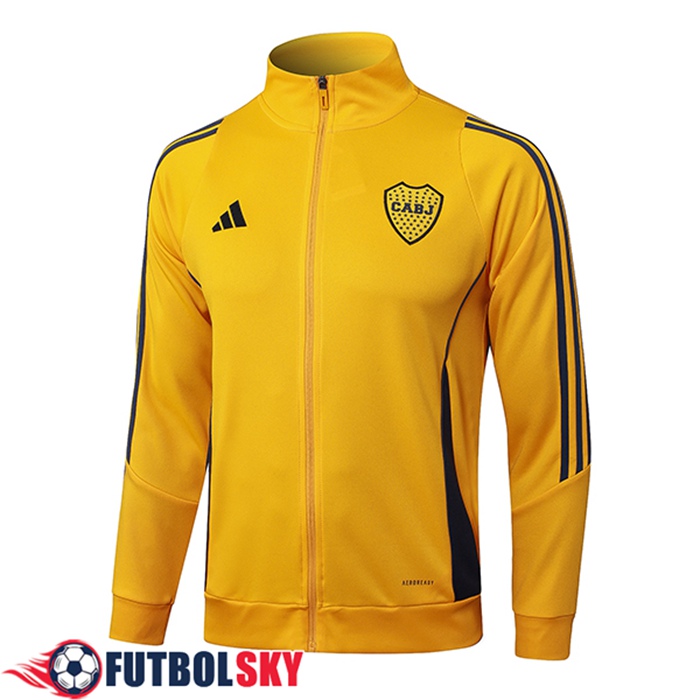 Chaquetas Futbol Boca Juniors Amarillo/Negro 2025/2026